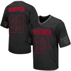 Men's Under Armour 29 Brady Schipper Authentic White Wisconsin